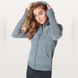 Scuba Hoodie *light cotton fleece - Heathered Sterling
